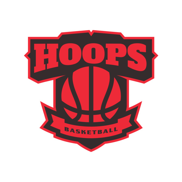 Hoops Basketball logo template  Miniatura