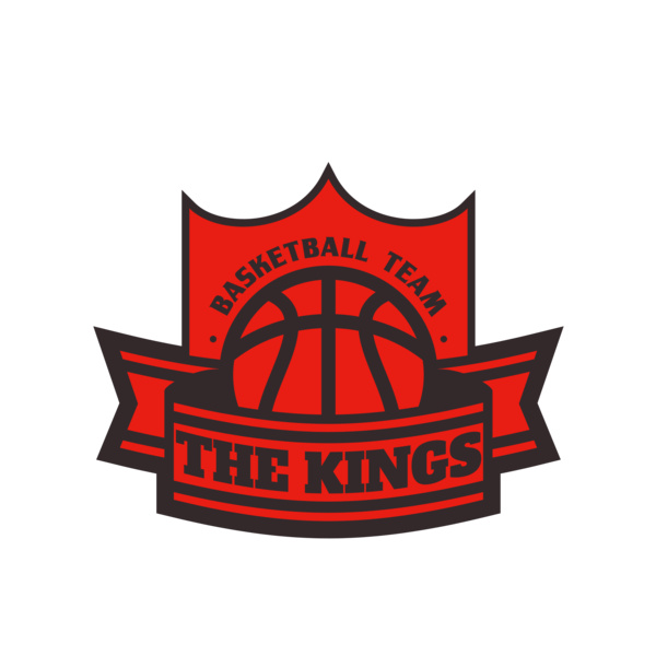 The Kings Basketball team Logo Template Miniatura