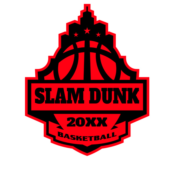 SLAM DUNK Basketball Logo Template Miniatura