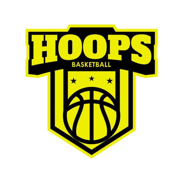 Hoops Basketball logo template 04 Miniatura