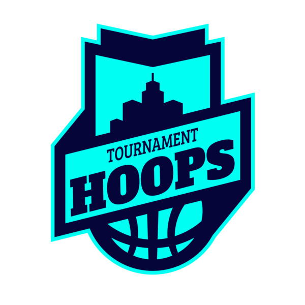 Hoops Tournament Basketball logo template Miniatura