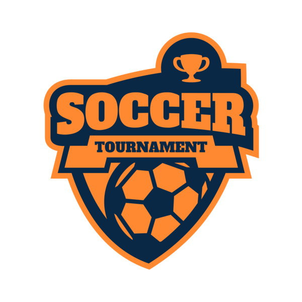 Soccer Tournament league logo template Miniatura