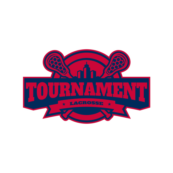 Tournament Lacrosse Logo Template Miniatura