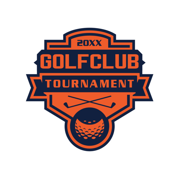 Golf club Tournament logo template 02 Miniatura