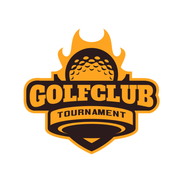 Golf Club Tournament logo template 04 Miniatura