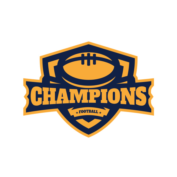 Champions Football logo template Miniatura