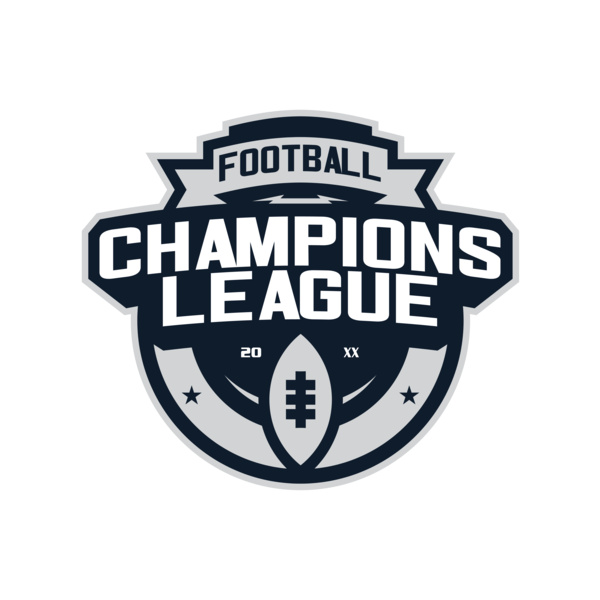 Champions League Football logo template Miniatura