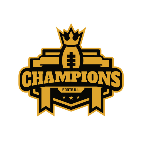 Champions Football Team logo template 02 Miniatura