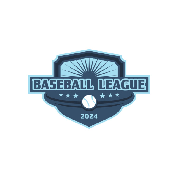 Baseball League Logo 01 Miniatura