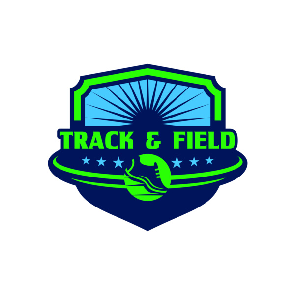 Track & Field Team Logo 12 Miniatura