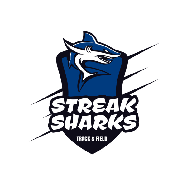 Sharks Track & Field Team Logo 01 Miniatura