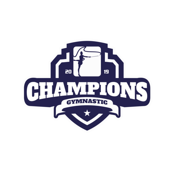 Champions Gymnastic logo template 02 Miniatura