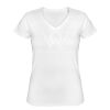 Playera Dama: Algodón Peinado Cuello V Miniatura