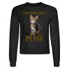 Crop Top Unisex Manga Larga Miniatura